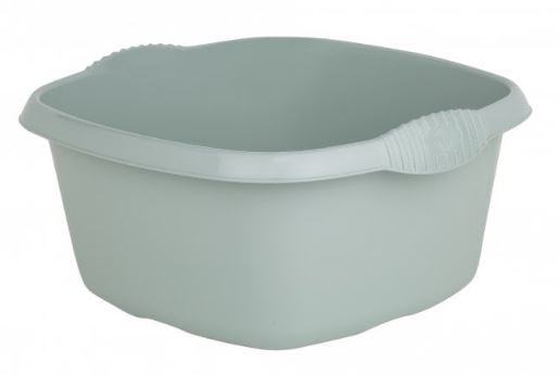 (image for) WHAM SQUARE BOWL SILVER SAGE - 32CM