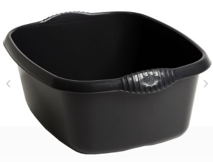 (image for) WHAM RECT BOWL MDNIGHT BLACK - 39CM