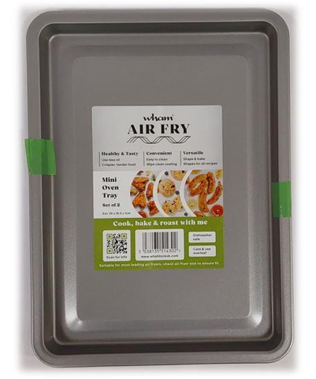 (image for) WHAM AIR FRY MINI OVEN TRAY 2S - 25X18