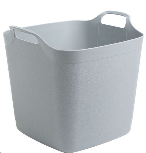 (image for) WHAM FLEXI TUB SQUARE GREY - 25L