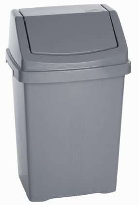 (image for) SWING BIN SILVER (WHAM) - 50L