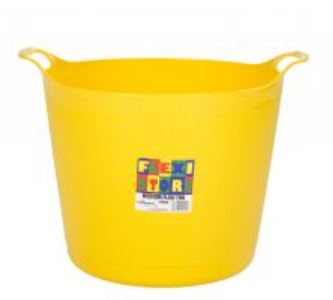 (image for) WHAM FLEXI TUB ROUND YELLOW - 25L