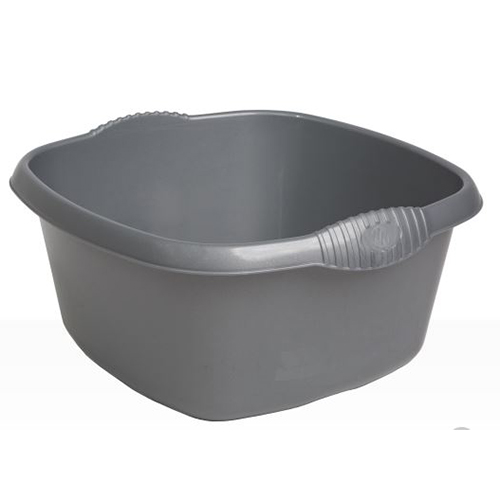 (image for) WHAM SQUARE BOWL SILVER - 32CM