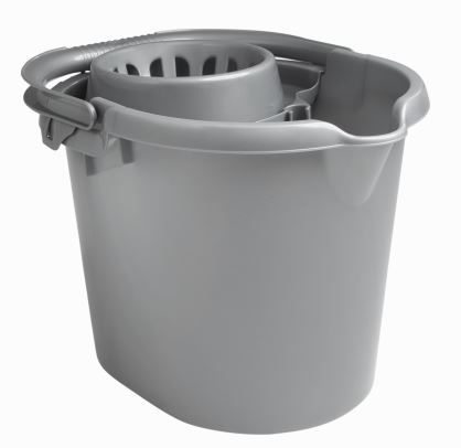 (image for) WHAM MOP BUCKET SILVER - 16L