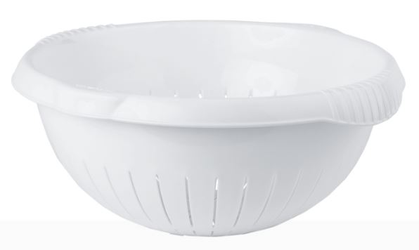 (image for) COLANDER ICE WHITE W/O HANDLE