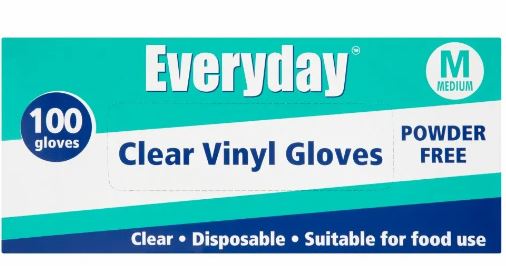 (image for) EVERYDAY CLEAR GLOVES POWDERFR - MEDIUM