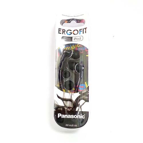 (image for) PANASONIC EARPHONE ERGOFIT BLK - HJE125