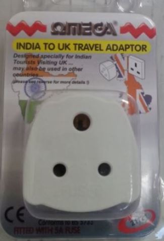 (image for) OME TRAVEL ADAPTOR IND->UK - 5A