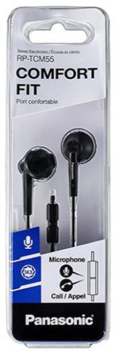 (image for) PANASONIC EARPHONE+MIC COMFBLK - STD