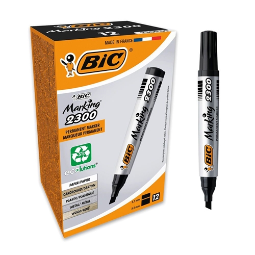 (image for) BIC PERMANENT MARKER BLACK - STD