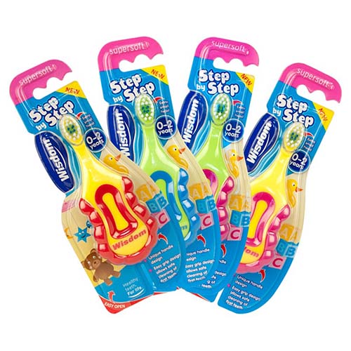 (image for) WISDOM BRUSH STEPBYSTEP S/SOFT - 0-2YR