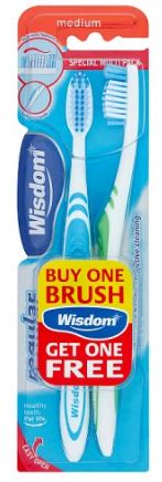 (image for) WISDOM BRUSH REGULAR PLUS TWIN - MEDIUM