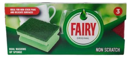 (image for) ADDIS FAIRY DUAL SPONGE PAD - 3S