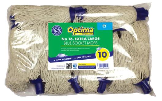 (image for) OPTIMA SOCKET MOPS PLASTIC BLU - NO16