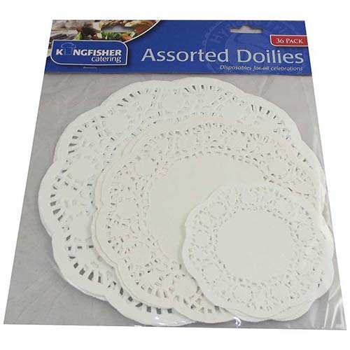 (image for) K/FISHER PAPER DOILIES ASSORTD - 36S