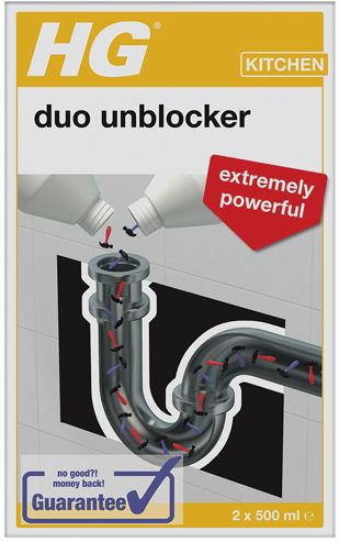 (image for) HG DUO UNBLOCKER PK2 - 500ML