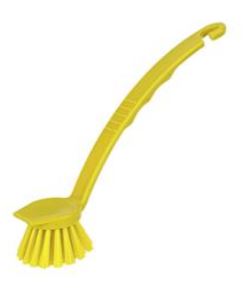 (image for) WASHUP BRUSH+COL HANDLE YELLOW - STD