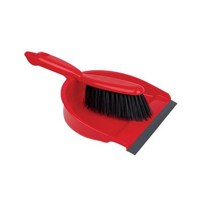 (image for) RS PRO STIFF DUSTPAN+BRUSH RED - STD