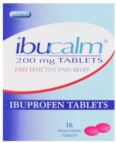 (image for) IBUPROF TABLETS 200MG - 16S