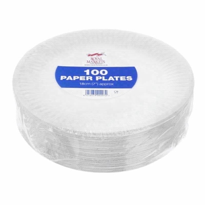 (image for) RM PAPER PLATE 100S - 7\"