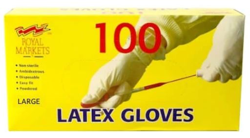 (image for) RM LATEX DIS GLOVE - MEDIUM