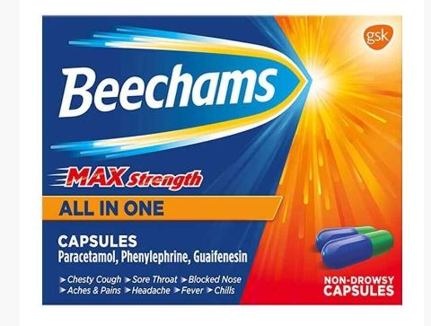 (image for) BEECHAMS CAPSULE MAX ALL N ONE - 16S