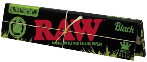 (image for) RAW BLACK ORGANIC PAPER - K/SLIM