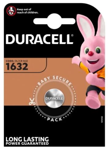 (image for) DURACELL CR1632 LITHIU BATTERY - SINGLE