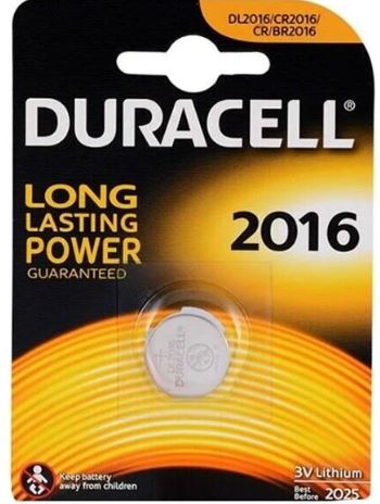 (image for) DURACELL CR2016 LITHIUM BATPK1 - CR2016