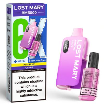 (image for) LOSTMARY BM6000 GRAPE - 20MG