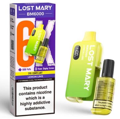 (image for) LOSTMARY BM6000 LEMON LIME - 20MG