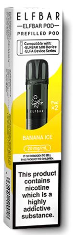 (image for) ELFBAR600 POD BANANA ICE - 20ML