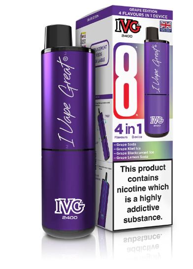 IVG 4IN1 POD GRAPE EDITION - STD (image for) IVG 4IN1 POD GRAPE EDITION - STD