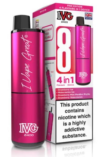 IVG 4IN1 POD PINK EDITION - STD (image for) IVG 4IN1 POD PINK EDITION - STD