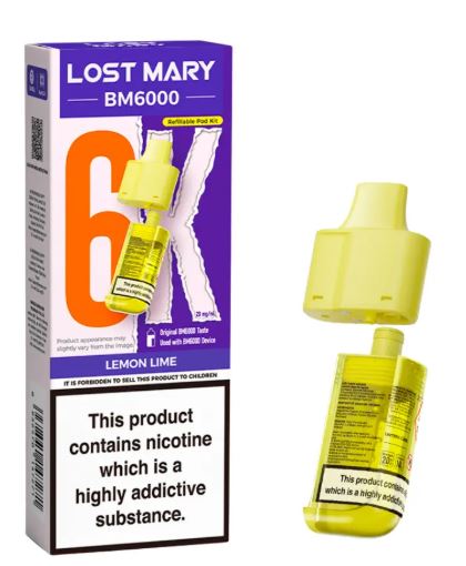 (image for) LOSTMARY BM6000 POD LEMON LIME - 20ML