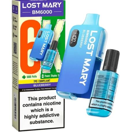 (image for) LOSTMARY BM6000 POD BLUEBERRY - 20ML
