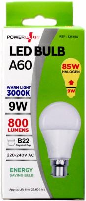 (image for) POWER+LED BULB DAY LIGHT B22 - 9W