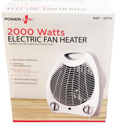 (image for) POWER+ FAN HEATER - 2KW