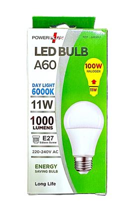 (image for) POWER+ LED BULB A60/11W E27 DAY LIGHT - 1000LUMENS