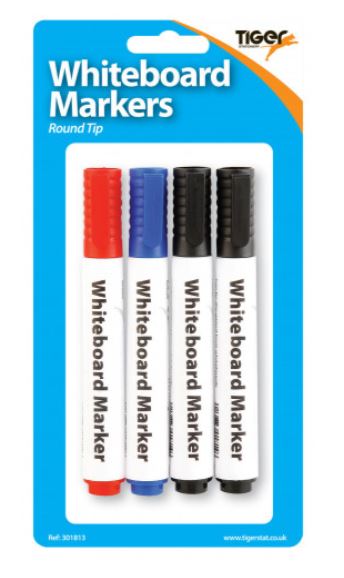 (image for) Tiger Whiteboard Markers - Large