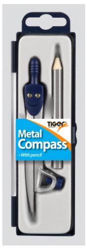 (image for) TIGER COMPASS METAL+PENCIL - STD