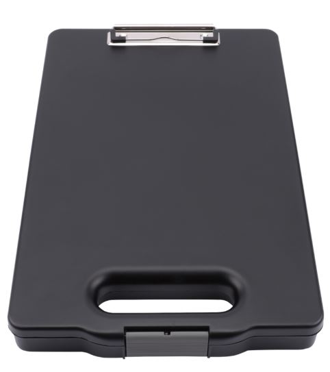 (image for) GENIE A4 CLIPBOARD BLACK - 3.4CM