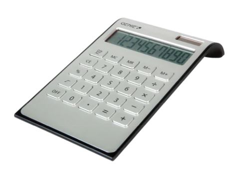 (image for) GENIE DESKTOP CALCULATOR SILVR - DD400