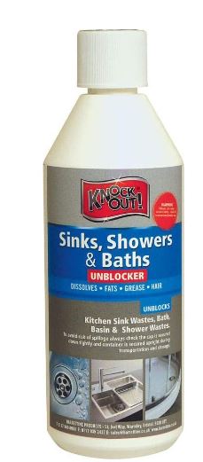 (image for) KNOCKOUT UNBLOCKER SINK/SHOWER - 500ML