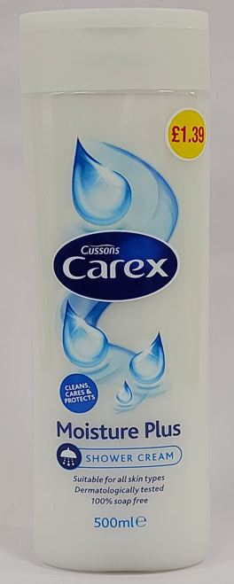 (image for) CAREX BATH SHOWER GEL MOISTURE PLUS PM1.39 - 500ML