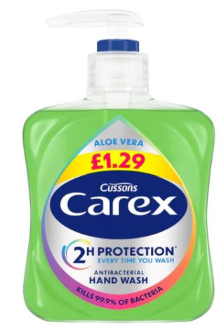 (image for) CAREX H/WASH ALOE VERA PM1.29 - 250ML