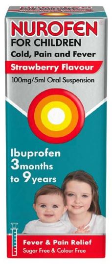 (image for) NUROFEN CHILDREN LIQ PAIN&FEV - 100ML