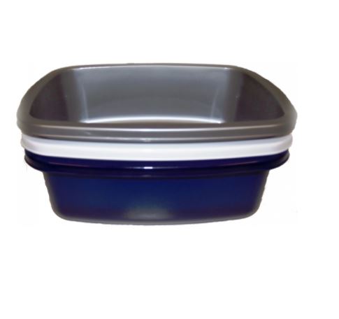 (image for) RECTANGULAR BASIN GREY/BLU - STD