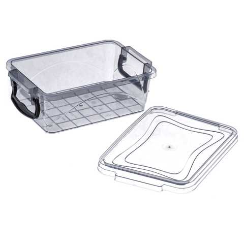 (image for) STORAGE BOX+LID MIDI CLEAR NO0 - 600ML