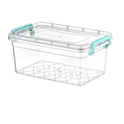 (image for) STORAGE BOX+LID CLEAR NO:1 - 2LT